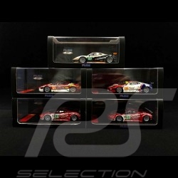 Set of 5 Ferrari 24H Le Mans 2011 1/43 Fujimi