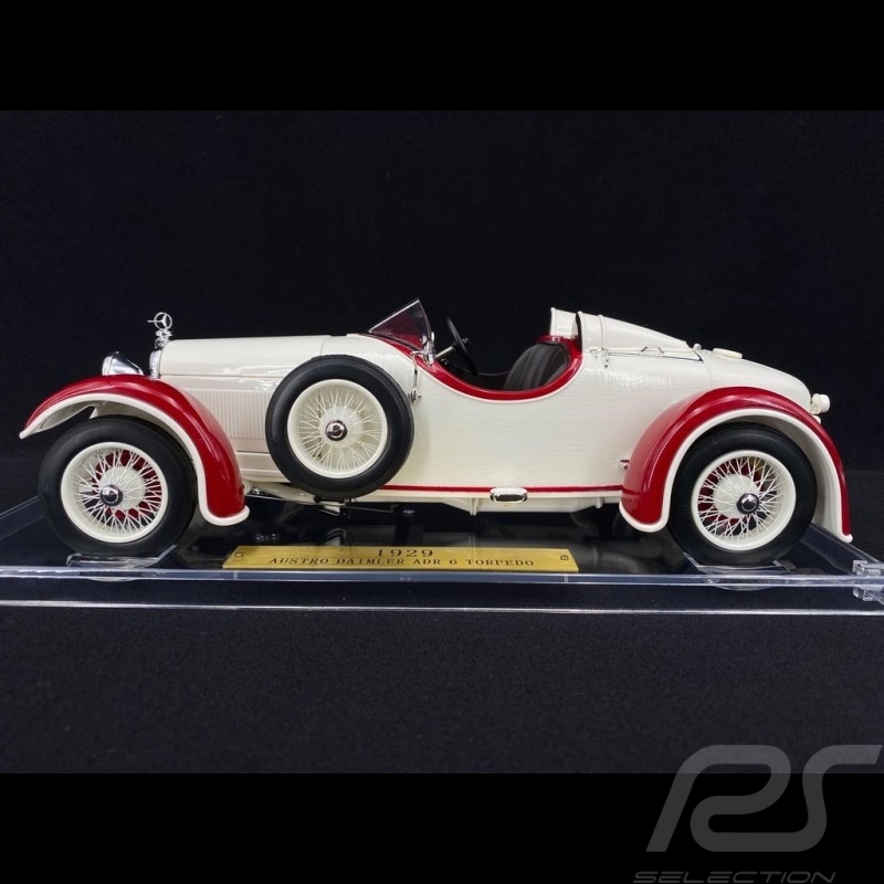Ferdinand Porsche Austro Daimler ADR 6 Sport Torpedo 1929 blanc 1/18 fahrTraum 3216