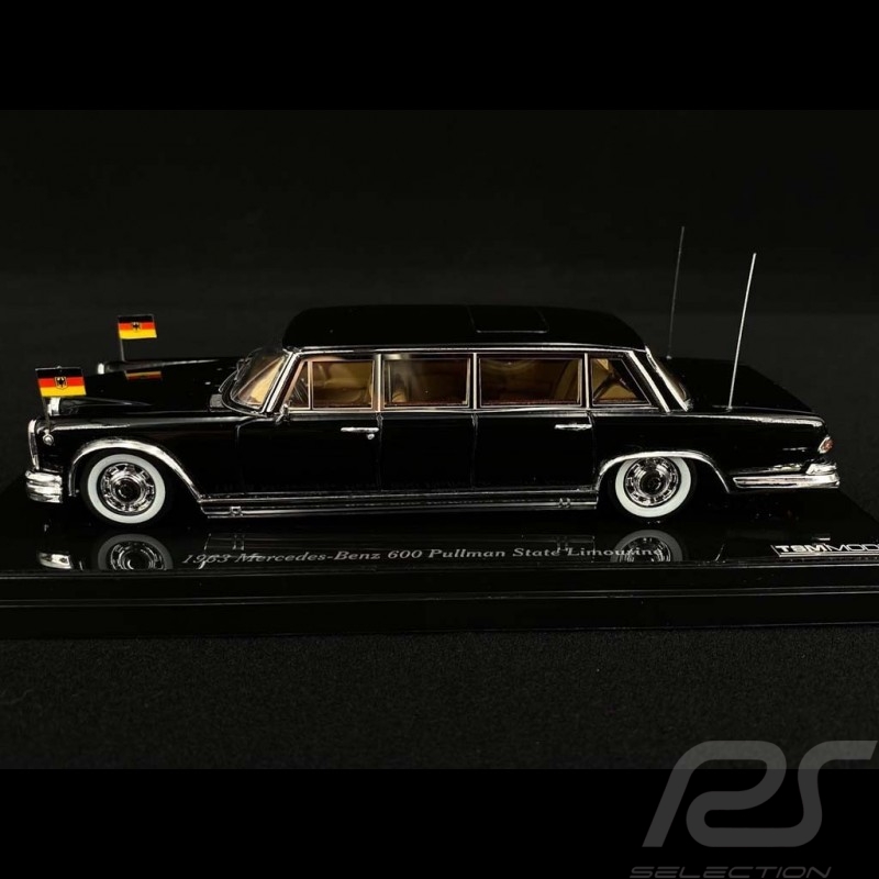 Mercedes Benz 600 Pullman 1963 Staats Limousine schwarz 1/43 True Scale TSM124353