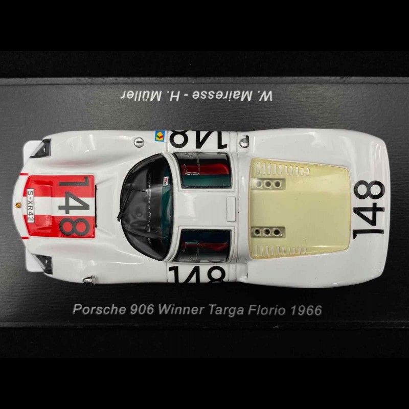 Porsche 906 Winner Targa Florio 1966 n° 148 1/43 Spark 43TF66