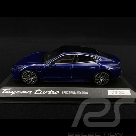 Porsche Taycan Turbo Spectrum Edition 2020 gentian blue 1/43 Minichamps WAP0200880M003