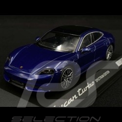 Porsche Taycan Turbo Spectrum Edition 2020 gentian blue 1/43 Minichamps WAP0200880M003