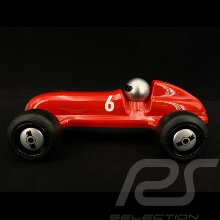 Voiture de course Vintage Rouge / Noire pour enfant Schuco 450987100 Vintage racing car for children Rennwagen für Kinder