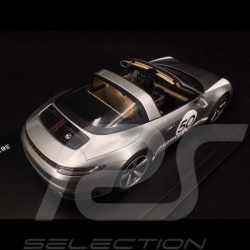 Copy no. 911 / 992 Porsche 911 Targa 4S type 992 Heritage Design Edition GT Silver 1/18 Spark WAP0219120MTRG
