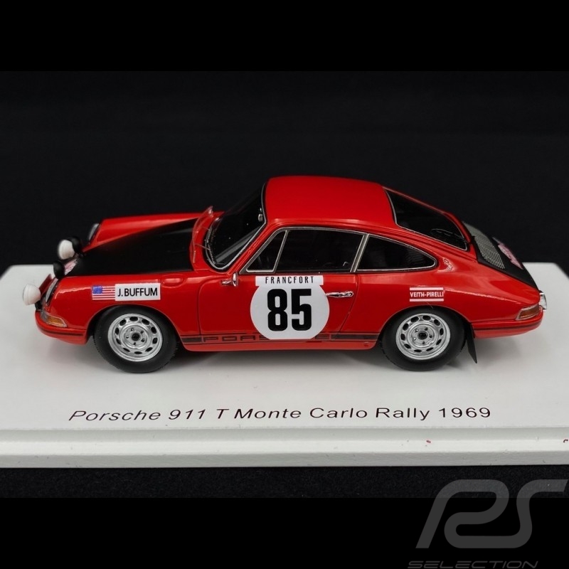 Porsche 911 T Monte Carlo Rally 1969 n° 85 1/43 Spark S6608