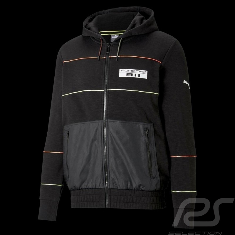 Veste Jacket Jacke Porsche 911 Puma Sweatshirt à capuche Hoodie Noir - homme