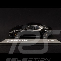 Porsche Taycan Turbo S noire 1/43 Minichamps 410068470 