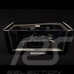 Porsche Taycan Turbo S noire 1/43 Minichamps 410068470