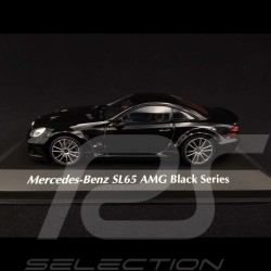 Mercedes Benz SL65 AMG Black Series 2009 noir black schwarz 1/43 Minichamps 940038220