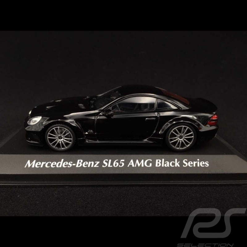 Mercedes Benz SL65 AMG Black Series 2009 schwarz 1/43 Minichamps 940038220