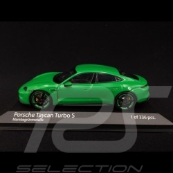 Porsche Taycan Turbo S vert python 1/43 Minichamps 410068471