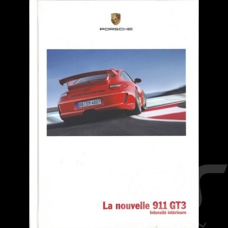Porsche Brochure La nouvelle 911 GT3 Intensité intérieure 12/2008 in french ﻿WSLC0901123730