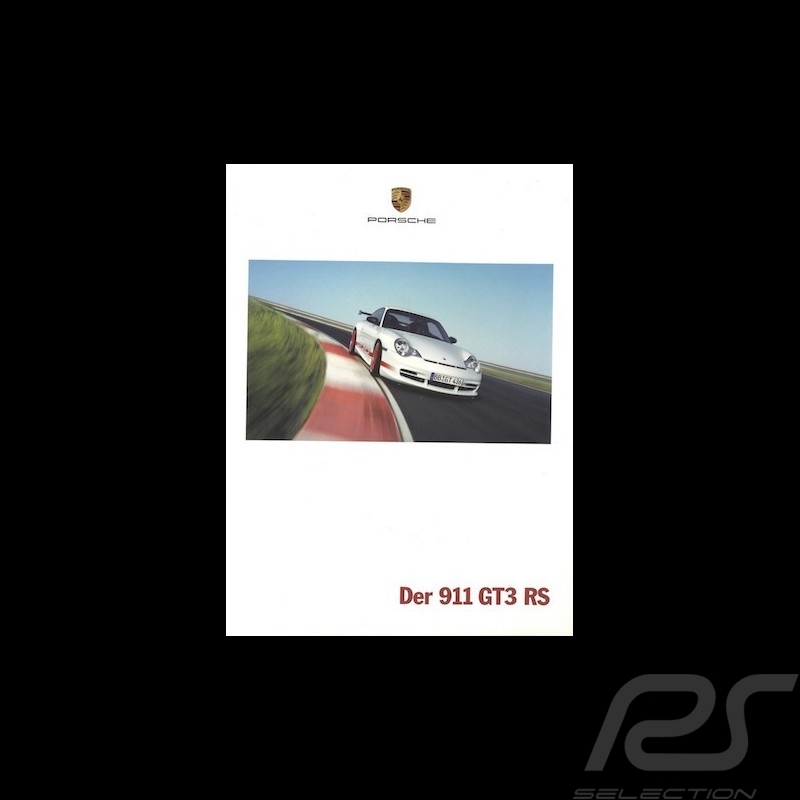 Brochure Porsche Der 911 GT3 RS 06/2003 en allemand WVK20761004