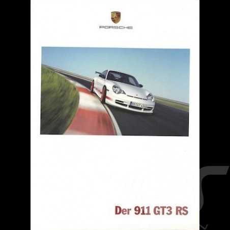 Brochure Porsche Der 911 GT3 RS 06/2003 en allemand WVK20761004