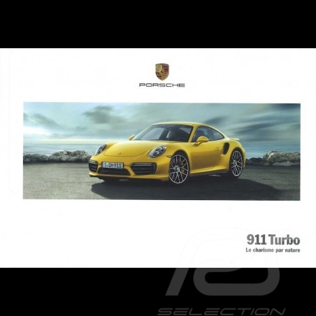 Porsche Broschüre 911 Turbo Le charisme par nature 03/2017 in Französisch WSLK1801000230