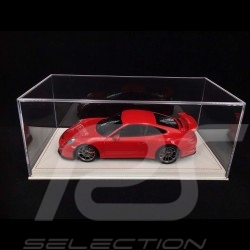 1/18 showcase for Porsche model Beige Alcantara base premium quality