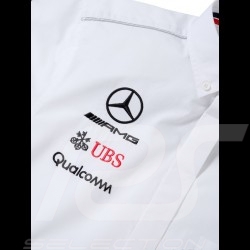 Mercedes Hemd AMG Motorsport halbem Arm Weiß Mercedes-Benz B67996083 - Herren
