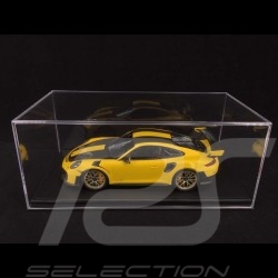 1/18 Vitrine für Porsche Modelle Boden Kunstleder schwarz premium quality
