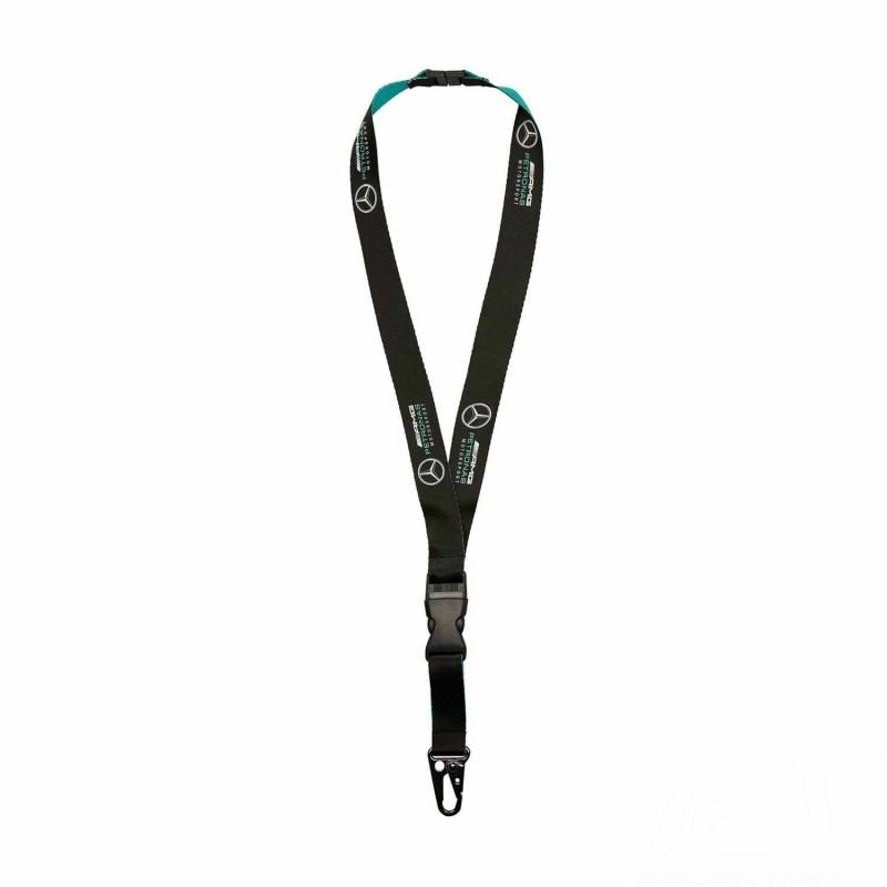 Mercedes keyring AMG Motorsport lanyard Black / green Mercedes-Benz 141191032-100
