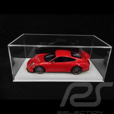 1/18 showcase for Porsche model Beige Alcantara base premium quality