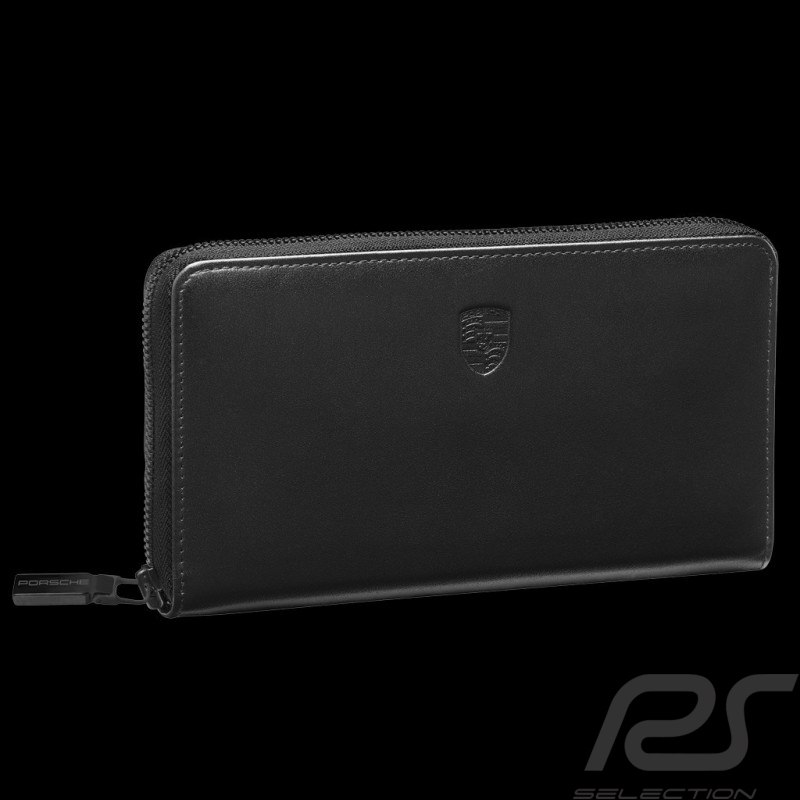 Porsche Geldbörse Geldhalter Schwarz Leder Porsche WAP0300300K - Damen