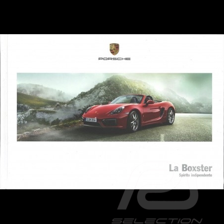 Brochure Porsche La Boxster Spirito independente 03/2014 en italien WSLB1501000240