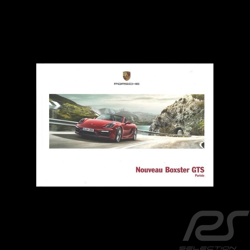 Porsche Broschüre Nouveau Boxster GTS Puriste 03/2014 in Französisch WSLB1501000130