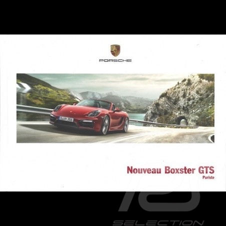 Porsche Brochure Nouveau Boxster GTS Puriste 03/2014 in french WSLB1501000130