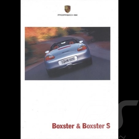 Brochure Porsche Boxster & Boxster S 08/2001 in french WVK30003002
