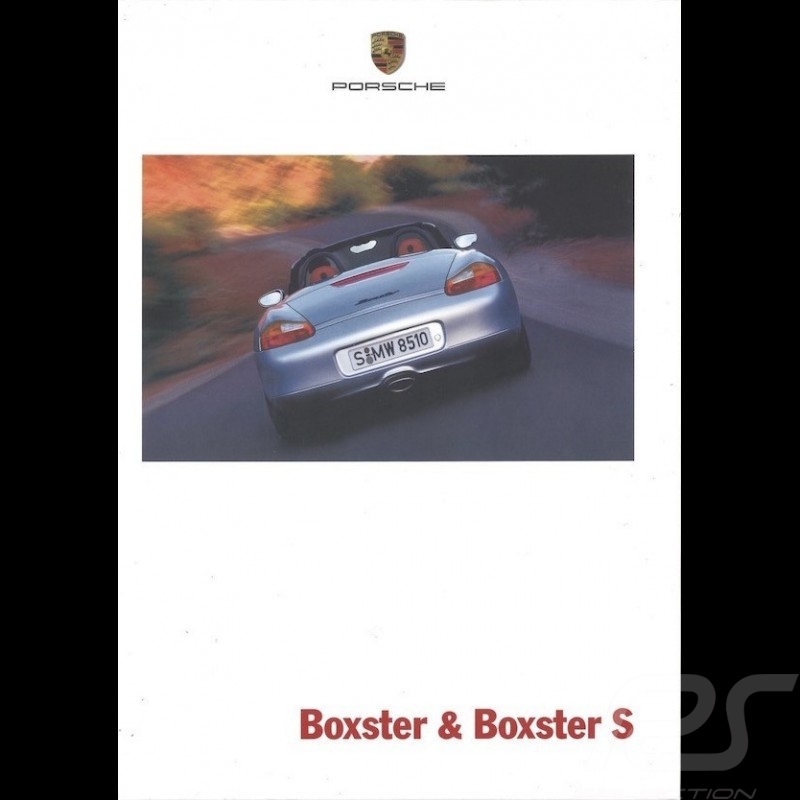 Brochure Porsche Boxster & Boxster S 08/2000 en allemand WVK17371001