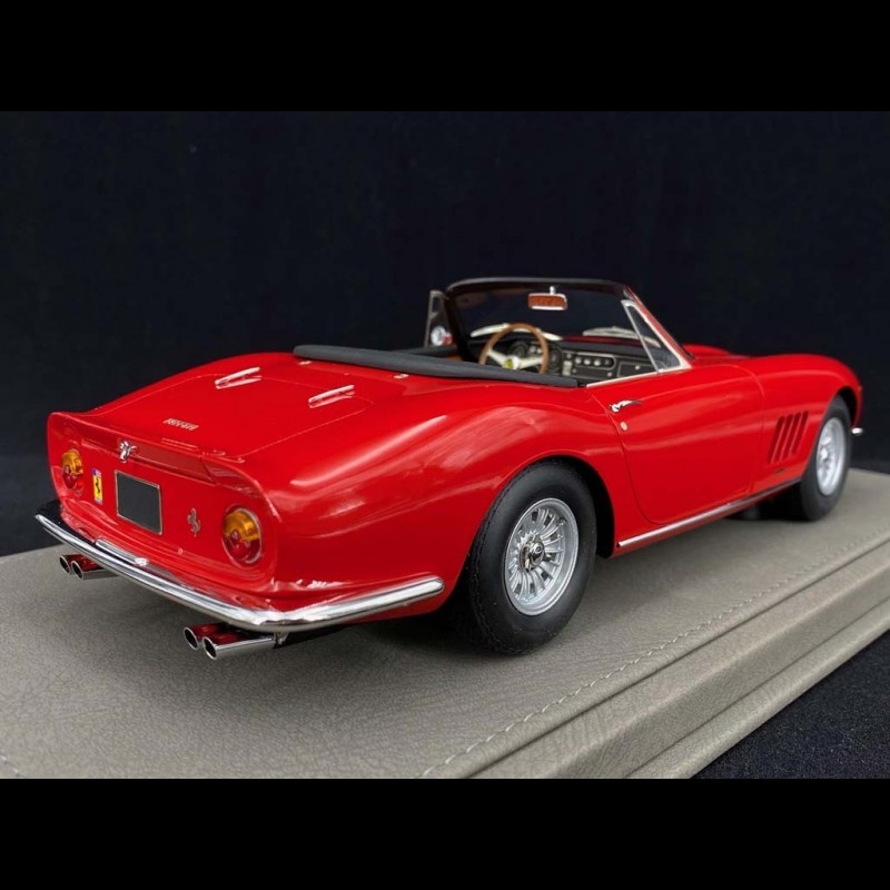 KK-Scale 1:18 Ferrari 275 GTB4 NART Spyder con llantas de radios Año de construcción 1967 rojo KKDC180234 modelo coche KKDC180234 4260699764065