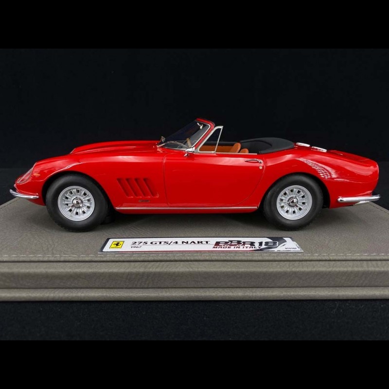 予約品＞ BBR 1/18 Ferrari 275 GTS/4 NART 1967 レッド フェラーリ