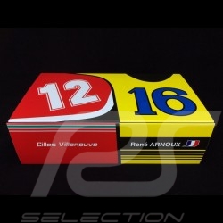 Duo Ferrari 312 T4 et Renault RS12 F1 Grand Prix Dijon 1979 1/43 Brumm AS58B