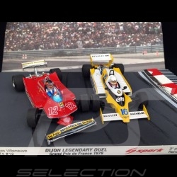 Duo Ferrari 312 T4 und Renault RS12 F1 Grand Prix Dijon 1979 1/43 Brumm AS58B