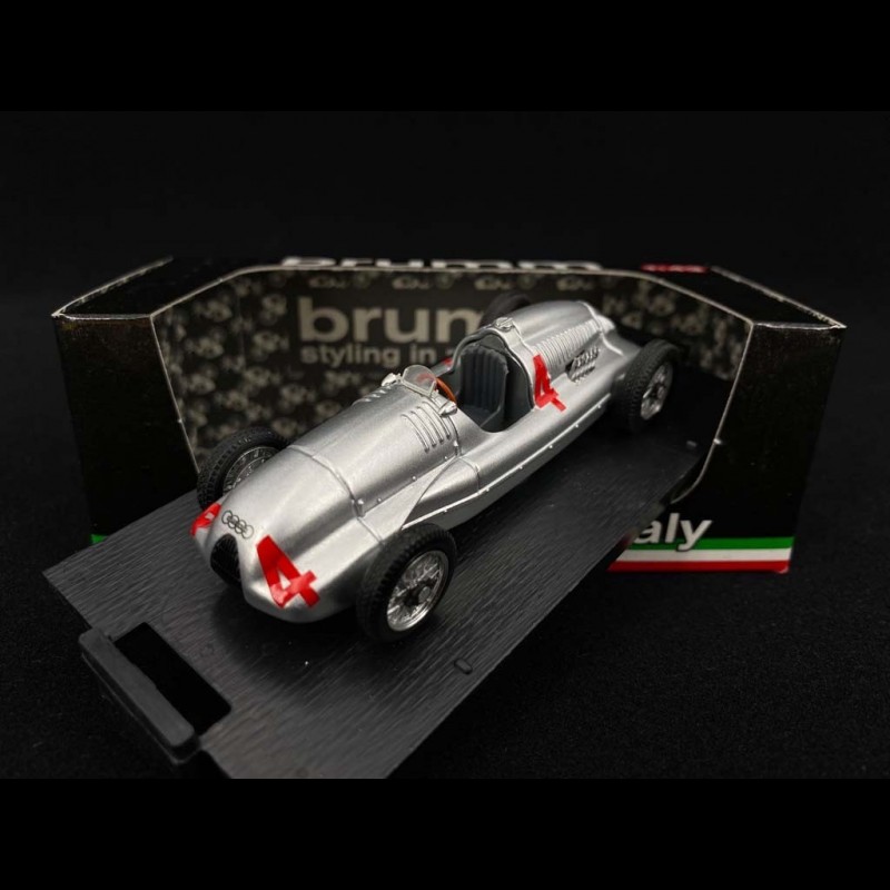 Brumm 1/43 Auto Union Type D Donington Park 1938 – Nuvolari – Modèle Réduit Diecast