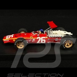 Ferrari 312 F1 Sieger Grand Prix France 1968 n° 26 mit Fahrer Jacky Ickx 1/43 Brumm R171-CH