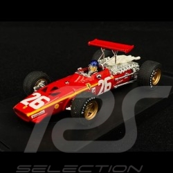Ferrari 312 F1 Vainqueur Winner Sieger Grand Prix France 1968 n° 26 avec pilote Jacky Ickx 1/43 Brumm R171-CH