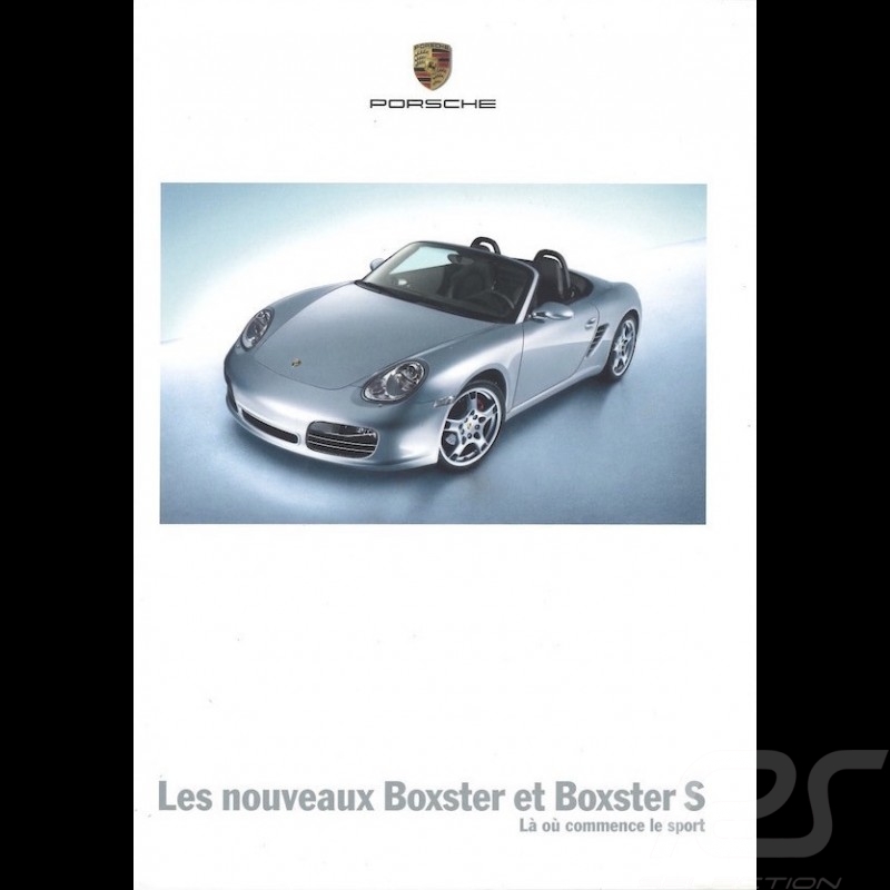 Brochure Porsche Les nouveaux Boxster et Boxster S Là où commence le sport 07/2004 en français WVK30253005