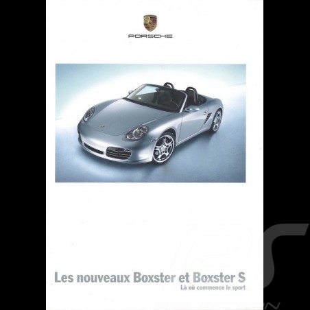 Brochure Porsche Les nouveaux Boxster et Boxster S Là où commence le sport 07/2004 en français WVK30253005