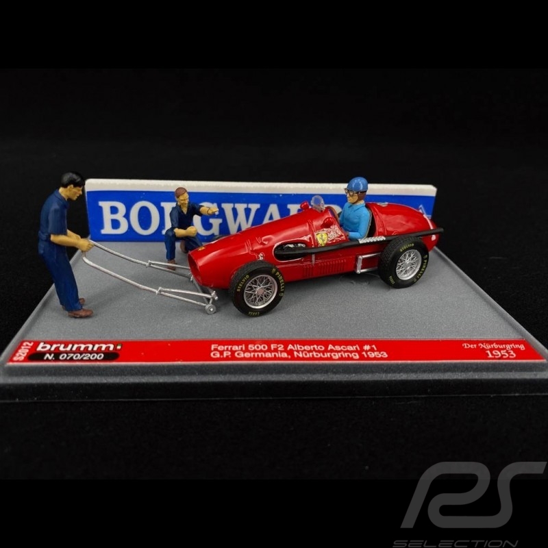 Ferrari 500 F1 / F2 Grand Prix Deutschland 1953 Alberto Ascari 1/43 Brumm S2012