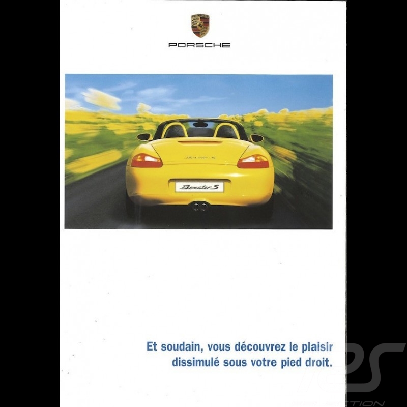 Porsche Broschüre Boxster 04/2002 in Französisch 02511F44.02
