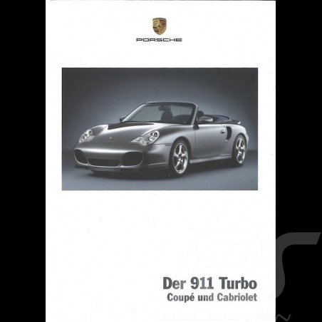 Brochure Porsche The 911 Turbo Coupé and Cabriolet 07/2003 en anglais WVK21182004