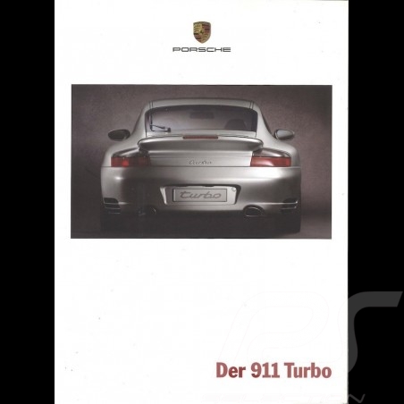 Brochure Porsche Der 911 Turbo 08/1999 en allemand WVK16531000