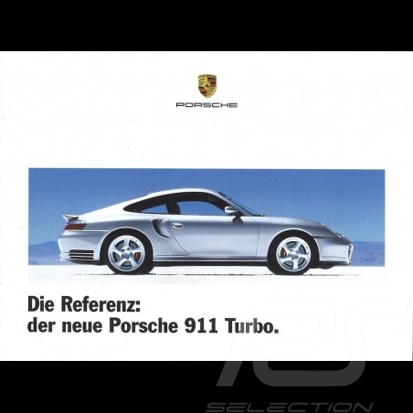 Brochure Porsche Die Referenz: der neue Porsche 911 Turbo 09/1999 en allemand