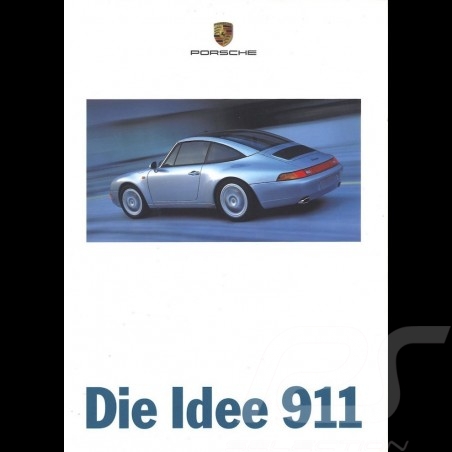 Brochure Porsche Die Idee 911 04/1996 en allemand WVK19161197