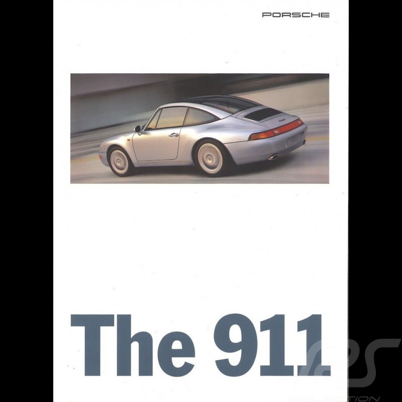 Porsche Broschüre The 911 08/1995 in Englisch WVK191320