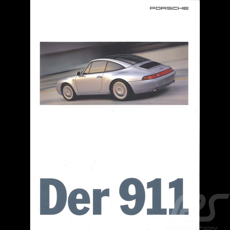 Porsche Brochure Der 911 08/1995 in german WVK191310