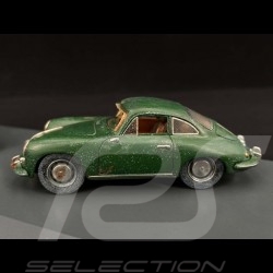 Set Porsche 356 C Version sortie de grange et Version restaurée 1964 vert irlandais Irishgreen Irischgrün 1/43 Schuco 10051