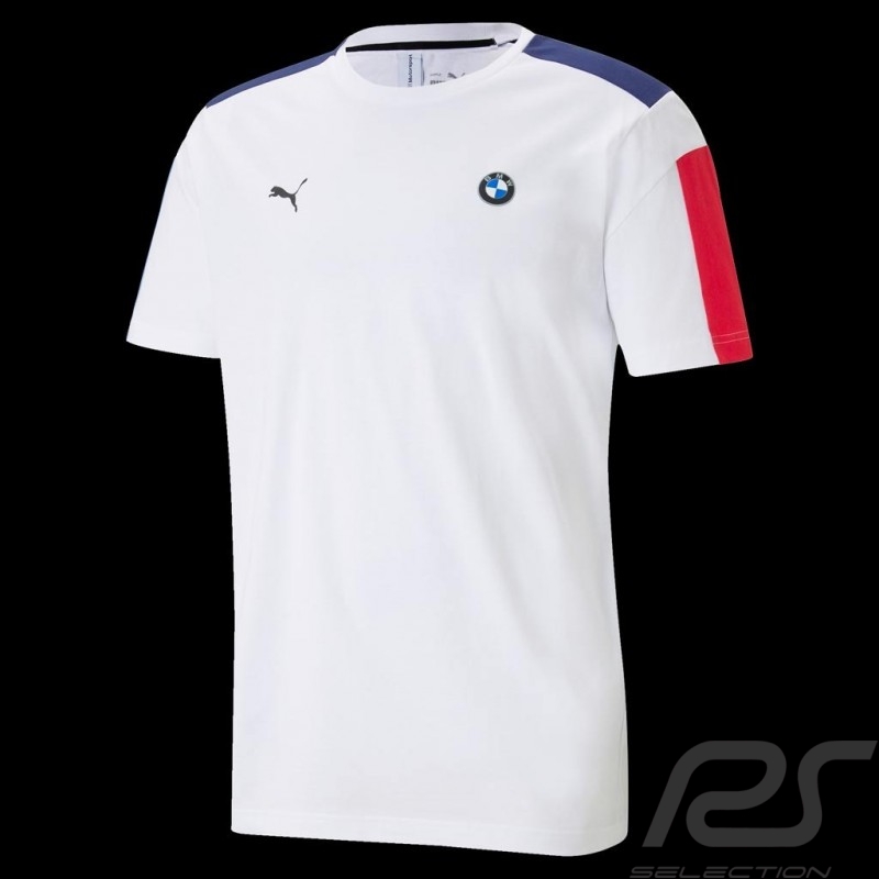 PUMA BMW M Motorsport T7 T-Shirt in Weiß für Herren Herren Bekleidung T-Shirts Kurzarm T-Shirts 