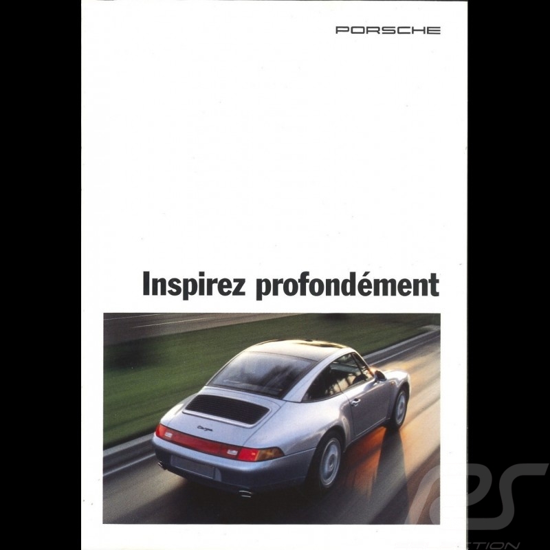 Brochure Porsche Inspirez profondément / Epoustouflant 1996 en français